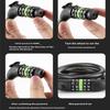 Combination Bicycle Cable Lock-5-Digit Winding Security Reset Cable Lock Bicycle Padlock Anti-Theft Accessories