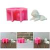 Animal Dog Statue Silicone Molds for Candle Soap Chocolate Candy Cake Fondant Decoration Cement Gypsum Silicone Molds