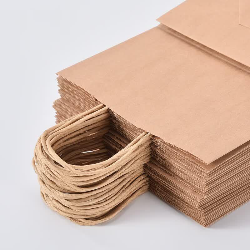 Natural Kraft Paper Shopping Bags