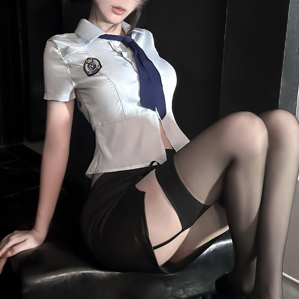 Sexy Lingerie Sexy Policewoman Professional Suit Pure Erotic Student Seduction Teacher Uniform Abstinence
