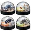 Kitan Club WaterDomeFactory Cat Litter Snow Globe 2 Complete Set of 4 Types Capsule (Gacha Toy)