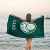 1pc Football22 Beach Towel with Custom Name, Beach/Swimming/Bath/Picnic/Camping Towel, Suitable for Seaside Beaches