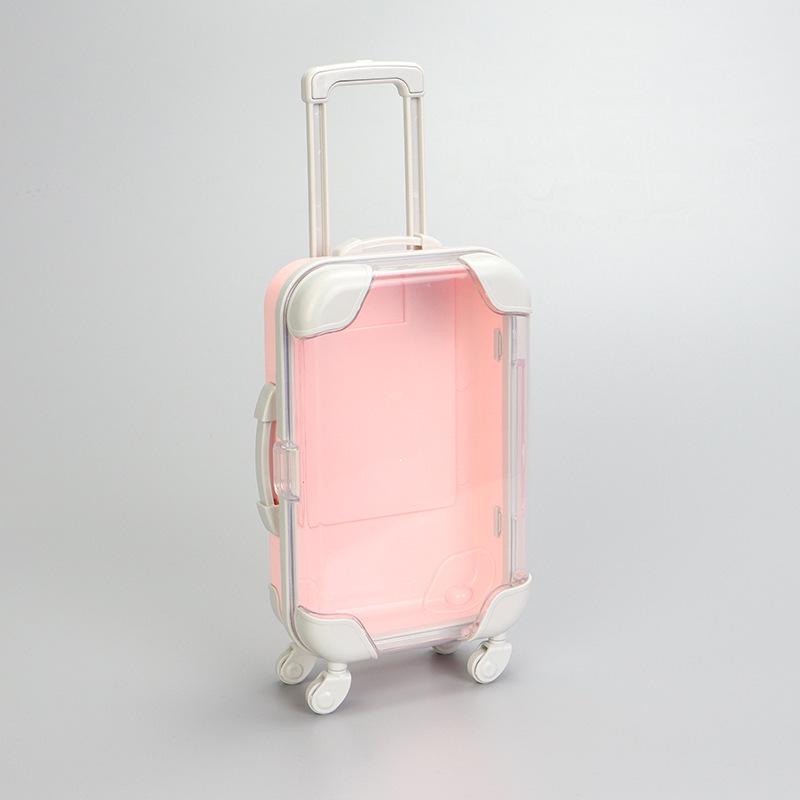 Мини-кейс для хранения ресниц - Косметичка-чемоданчик однотонная Игрушка