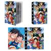 3 Inch 4-Pocket Card Binder, One Piece Anime Card Collection Album, A5 Trading Card Holder, Holds 240 Cards