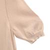 Herno Made In Italy Short Sleeve Cotton Sweater 46 Beige Knit Women Used