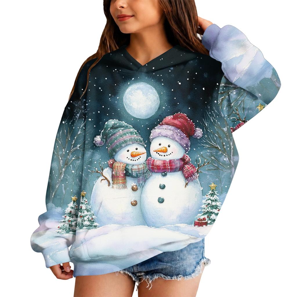 Children's Christmas printed sweater