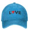 LOVE Turkey Baseball Cap Couple Women Sun Visors Hip Hop Hats Summer Y2k Retro Hiking Fishing Snapback Cap