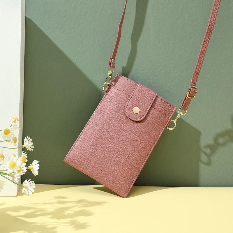 Women Crossbody Phone Bag PU Leather Cell Phone Wallet Purse Touchscreen Shoulder Bag Card Holder Coin Purse Mini Messenger Bag for Women
