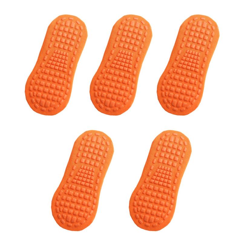 5 Çift/Set Erkek Kaymaz Pamuk Çorap Kadın Çocuk Yaz Komik Trambolin Yoga Kaymaz Bilek Kısa Çorap Parti