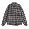Men's Button Down Shirts Regular Fit Long Sleeve Casual Plaid Shirt for Men Vintage Soft Plaid Shirts with Pocket