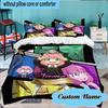 Custom Name 3PCS SPY Adventure Bedding Set Including 1pc Duvet Cover And 2pcs Pillowcases for Bedroom, Dormitory Gift Home Decor
