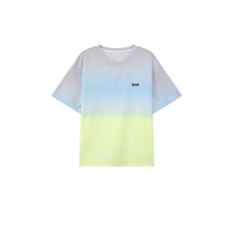 Boy s Gradient Quick-Dry Mesh T-Shirt 160