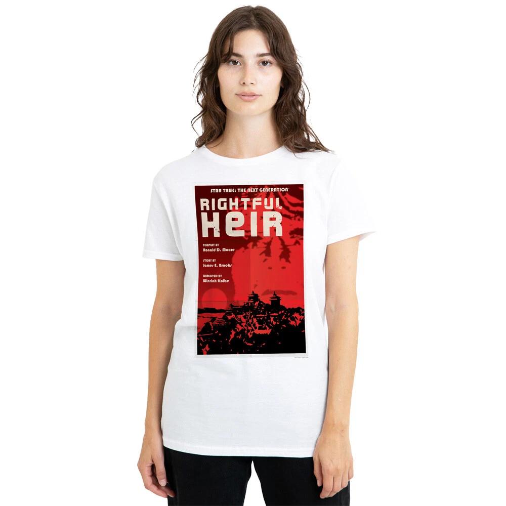 

Star Trek TNG Season 6 Episode 23 Ladies 100% Cotton T-shirt Mens Tees Top S-2XL, White S
