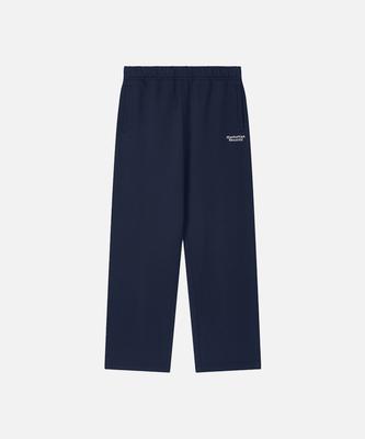 Maenhatanlekojeu Classic Logo Wide Sweat Pants - Navy