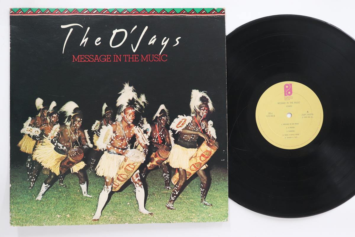 

LP Record O JAYS - Message In The Music 25AP248 PHILADELPHIA 1976 Japan Soul/Funk Used