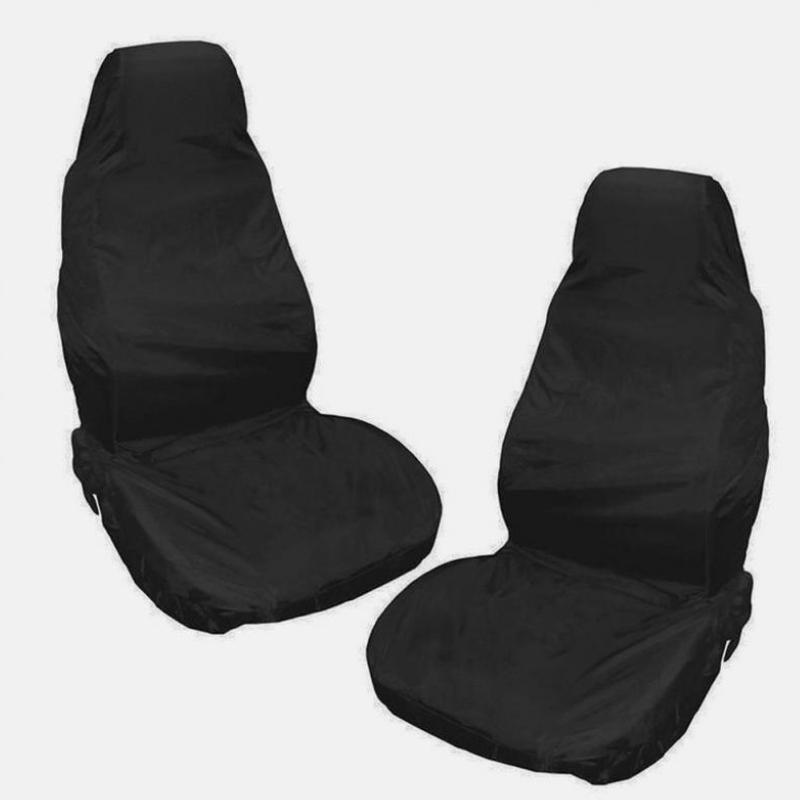 

Универсальный черный чехол для сиденья автомобиля Oxford Pet Animal Пылезащитный противоскользящий грузовой автомобиль внедорожник грузовик подушка сиденья защитный чехол 2 шт.