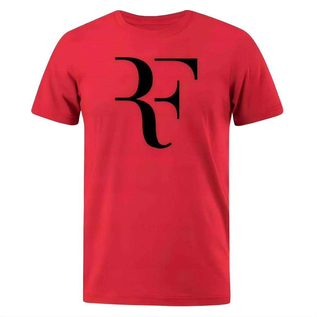 Roger Federer RF Logo Red T-Shirt