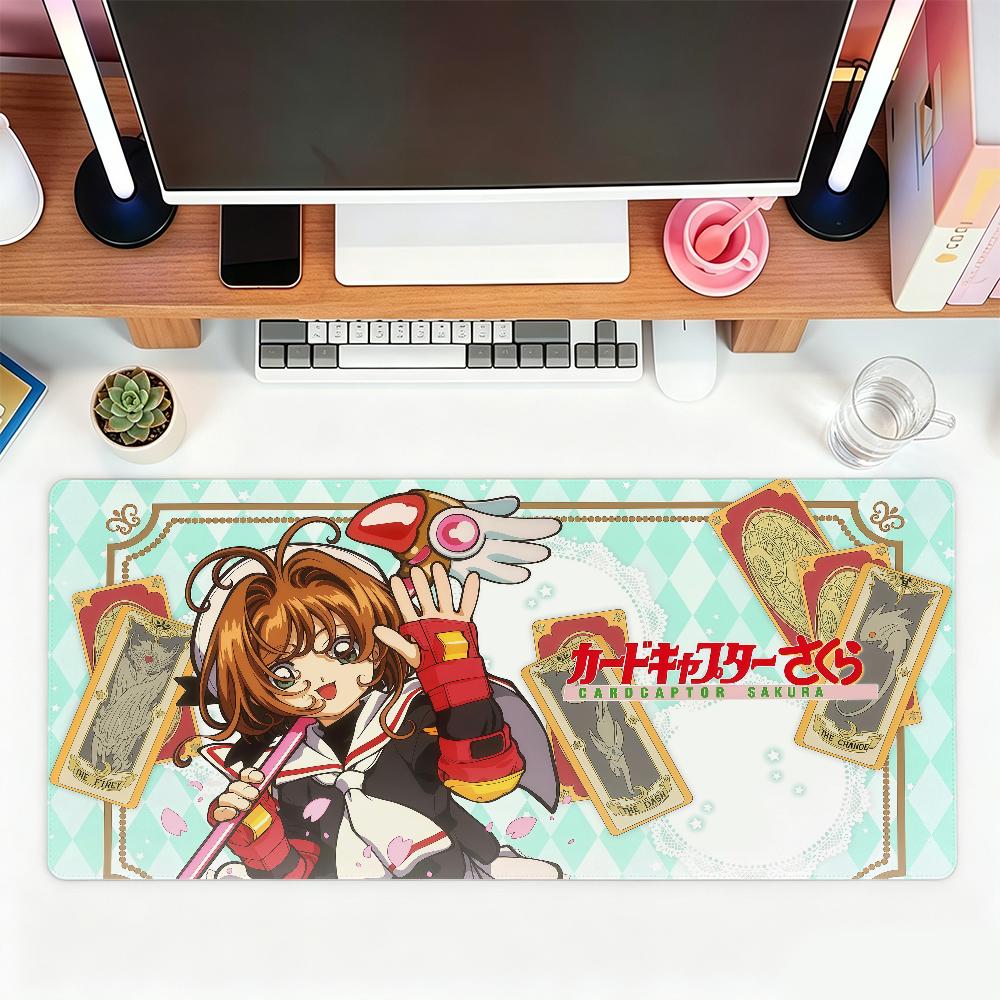 CCardcaptor SSakura Pink Mouse Pad For Office Gaming And Keyboards NonSlip Large Waterproof