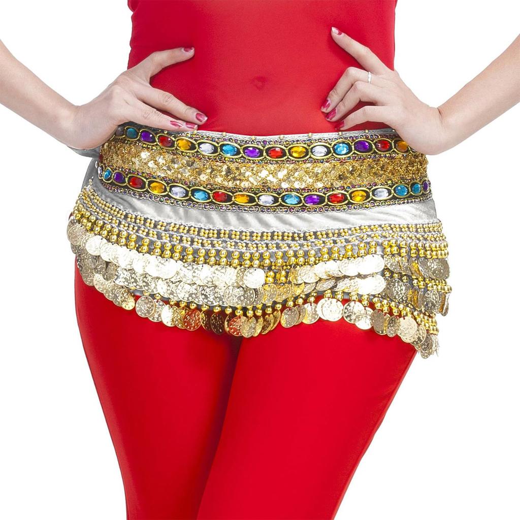 Ladies' Belly Dance Hip Scarf, Waist Chain Hip Scarf, Tassel Chiffon Performance Dress, Waist Scarf