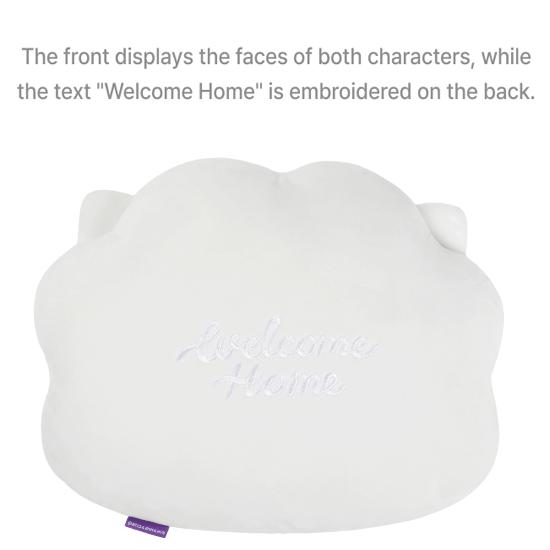 BTS Wootteo X Bt21 RJ Merch Cushion Doll (White)