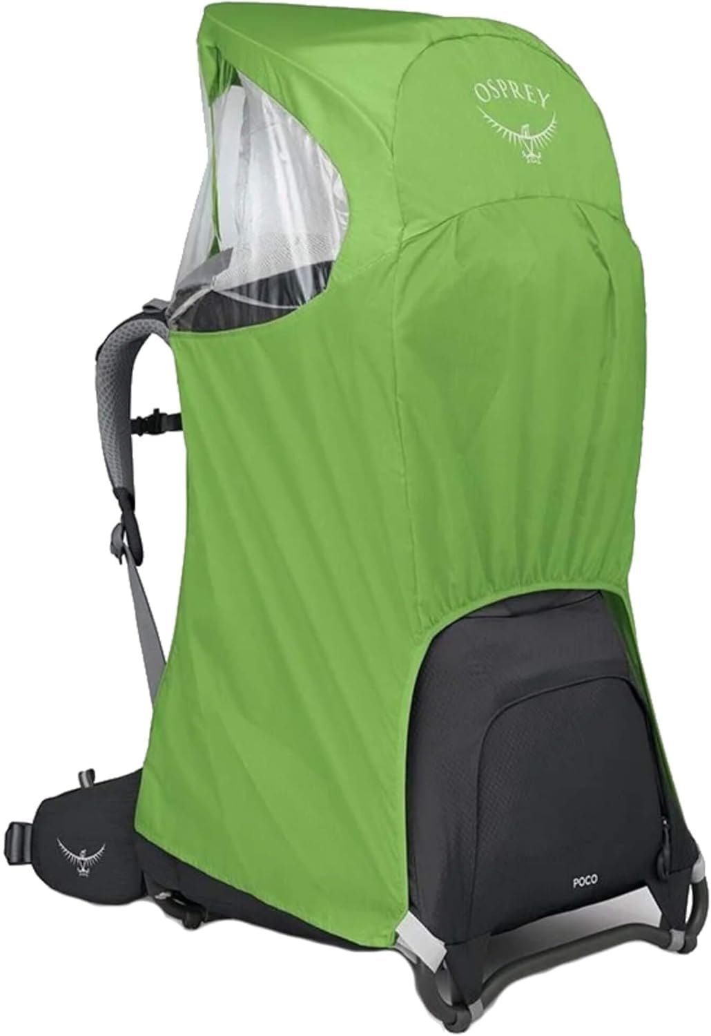 

Osprey Poco Carrier Rain Cover, Limon., Limon Green., One Size, Rain Cover.