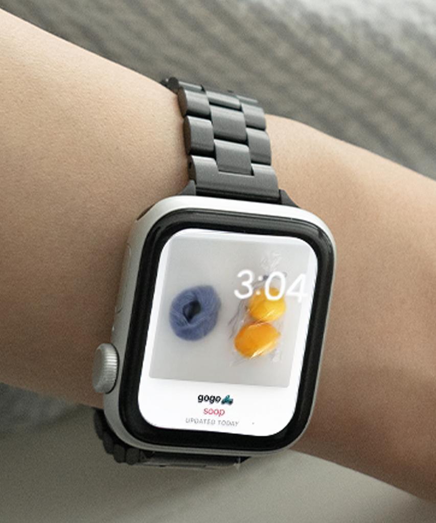 Nuateu [3Kolory] Cienki Metalowy Pasek Kompatybilny Ze Wszystkimi Modelami Apple Watch 11/10/9/8/7/6/5/4/Se3/Ultra 3