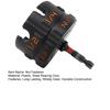 1/2Pcs Threaded Rod Nut Fastener Tool Durable Construction Widely Used Universal Ergonomic Nut Fastening Device Drill Attachment