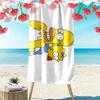 Maggie Simpson Print Beach Towel, Large Soft Quick Dry Towel for Beach Camping Swimming
