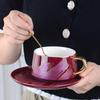 Old Fashion Luxus Keramik Kaffeetassen Set Europäischer Stil Haushalt Nachmittagstee Tassen Set Kleine Kaffeetasse Küchenartikel BD50|Tassen & Untertassen