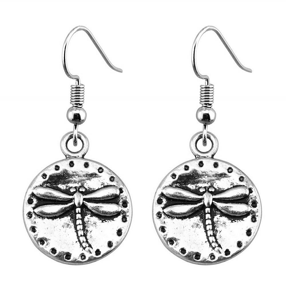 Filigree Butterfly Dangle Earrings Retro Boho Openwork Butterfly Drop Earrings Vintage Jewelry