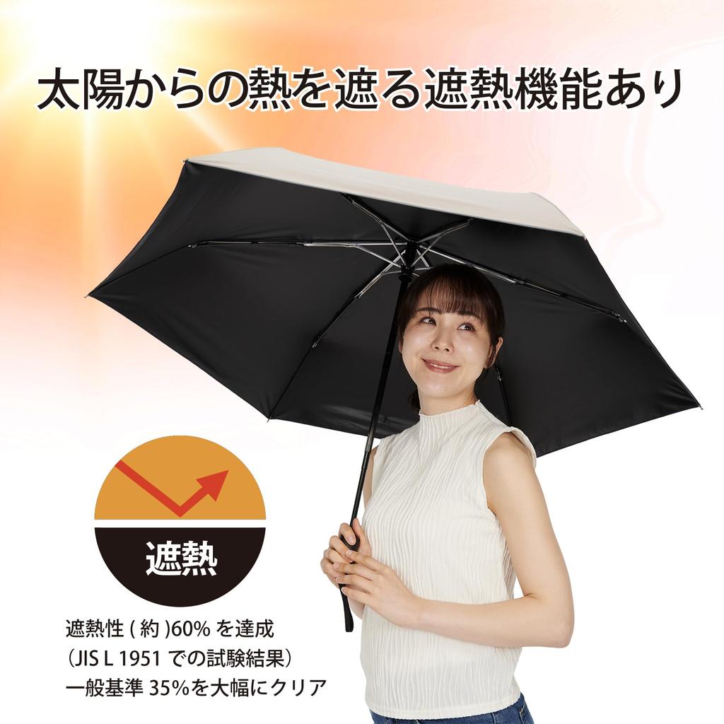 tone folding ivory TFU-02 All-weather one-touch umbrella,