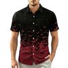 Men's Casual Short Sleeve Button-Down Shirt for Everyday Wear
