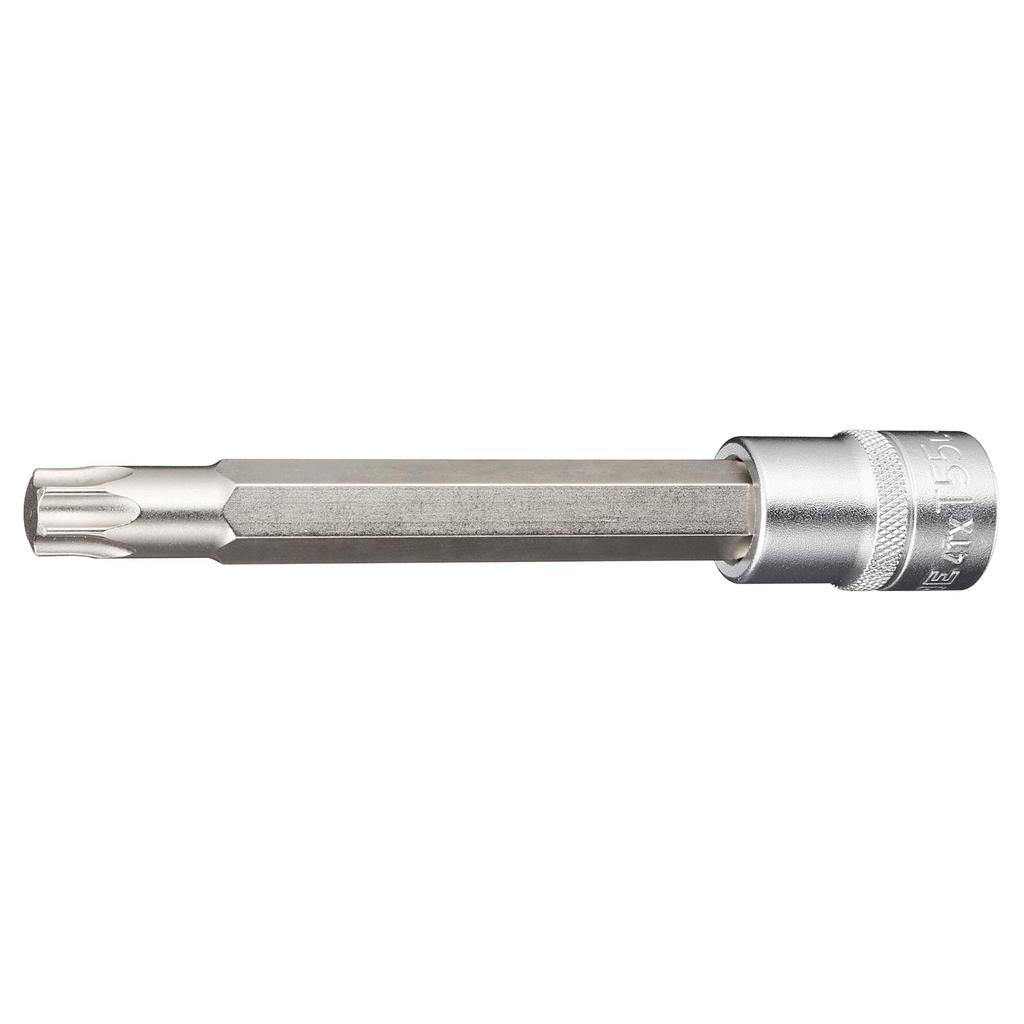 TONE Long Torx Socket T55L (Heavy Duty) 4TX-T55L, 12.7mm (1/2") Drive,