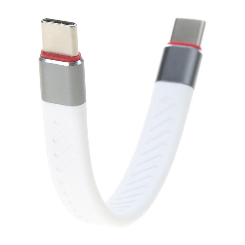 Short USB C Cable 60W PD Fast Charging Cable USB 3.1 Type C 40Gbps Short USB C to USB C Cable for 3 Device