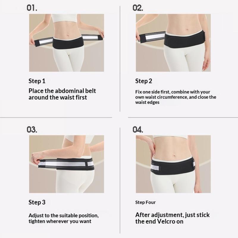 Pelvic Support Belt for Postpartum Hip Adjustment Adjustable Strap for Back Pain Relief Use During Daily Activities