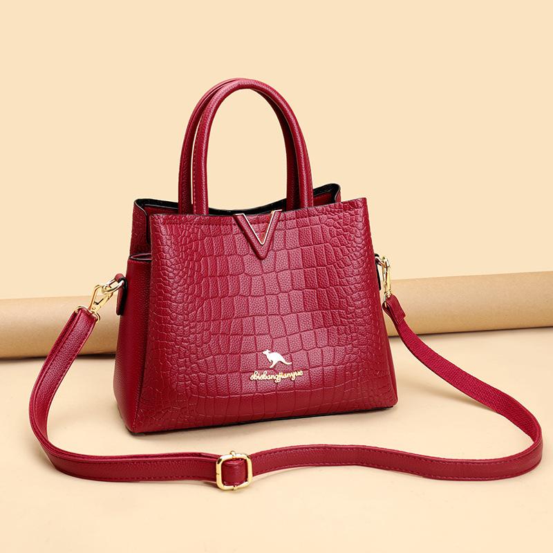 Ladies' Bags, New Style, Elegant Handbags, Simple Texture, Atmospheric Shoulder Bags, Women's Crossbody Bags, Fashionable Women's Bags