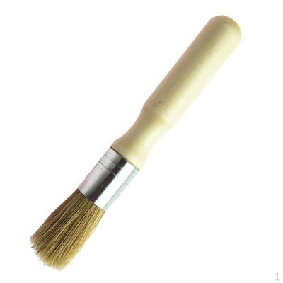 Practical Small Painting Brush With Round Wooden Handle Paint