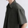 GXG Men's Lightweight Casual Blended Short Sleeve Shirt