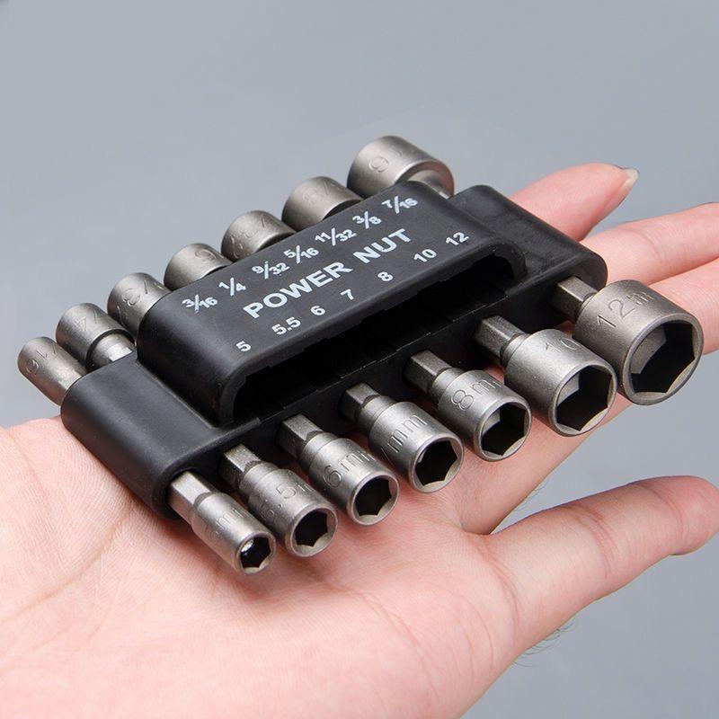 14-Piece Metric & Imperial Hex Socket Air Wrench Set