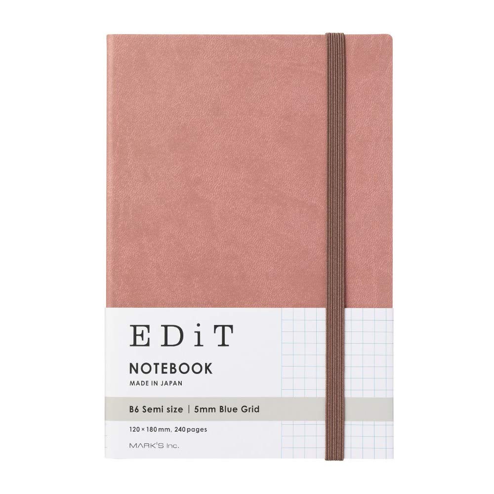 

Блокнот в клетку Marks B6 Вариант EDiT Edit Старая роза EDI-NB06-RO