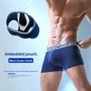 Men's Spring and Summer Gun Bullet Separation Scrotal Support Bag Anti Wandering Mid Waist Flat Angle Underwear