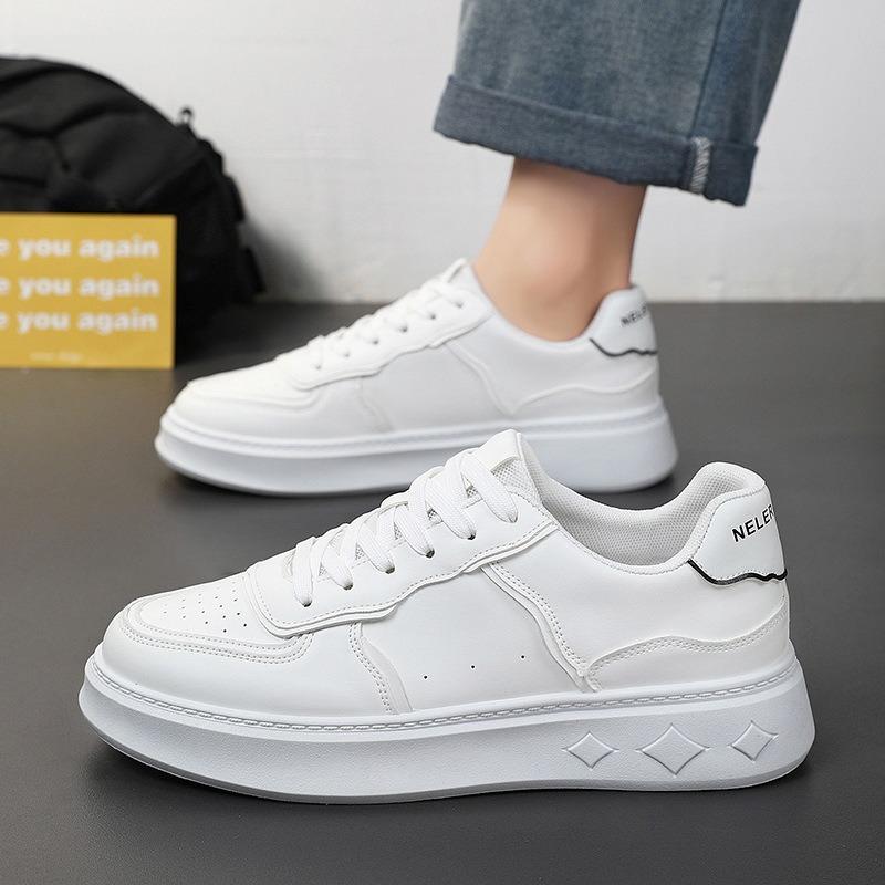 Summer men's shoes new breathable little white shoes male students trend versatile platform sports shoes casual board shoes