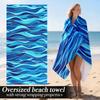 Toalla de Playa Oversize Suave de Lujo Extra Grande | Fuertes Propiedades de Envoltura, Adecuada Para Piscina, Hogar, Regalo de Pascua | Microfibra Po