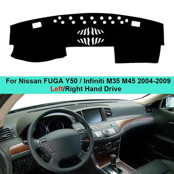 

Автомобильный коврик для приборной панели FUGA Y50 / Infiniti M35 M45 2004-2009 LHD RHD коврик для приборной панели Auto Sun DashMat Left Hand Drive чёрный