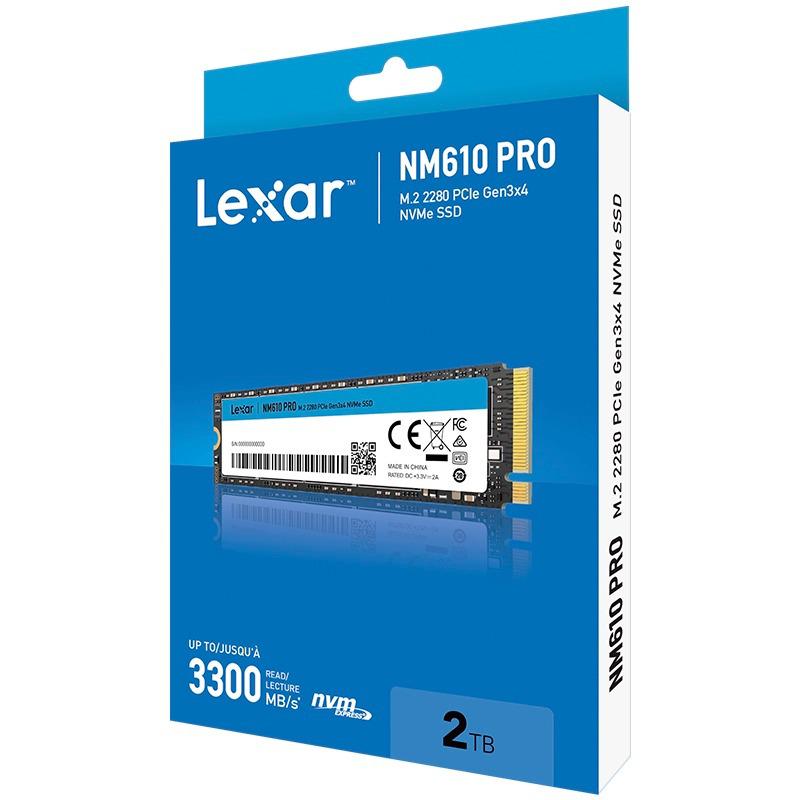 Lexar NM610 SSD: 500GB, 1TB, 2TB M.2 for Desktop & Notebook