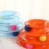 Cat Plate Toy Built-in Balls Creative Entertaining Scratch-Resistant Bite-Resistant Relieve Boredom Stress Relief