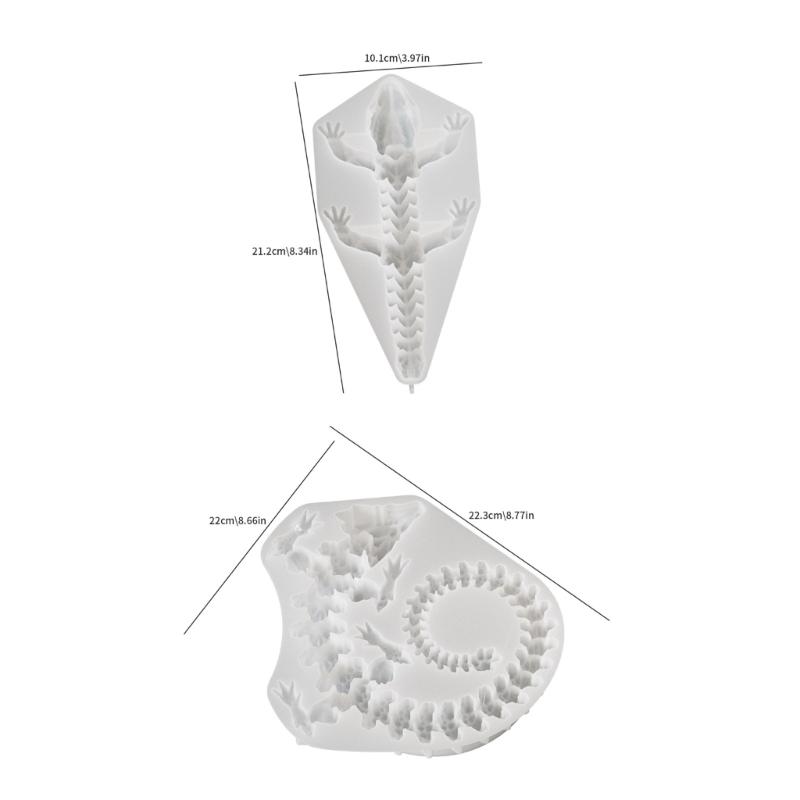 Dragon Crystal Ornament Mold Cute Animal Theme Candle Mould Epoxy Resin Mould for Jewelry Making and Handmade Craft