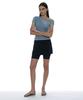 PARTIMENTO WOMEN Numbering Asymmetrical Layered Top_Blue Gray