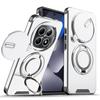 Magnetic Metal Ring Stand Armor Case For Xiaomi Redmi Note 15 Pro 4G 14Pro Plus 5G Slide Push Window Lens Protection Phone Cover