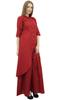 Phagun Asymmetrical Kurta Kurti Solid Beige Indian Clothing With Palazzo